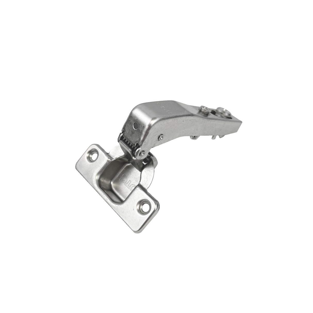 Premio, (DTC), Cam-adjustable Anyway Snap-on Soft-close 90 degree angle Hinge, Full Overlay, 48CC, Nickel Plated