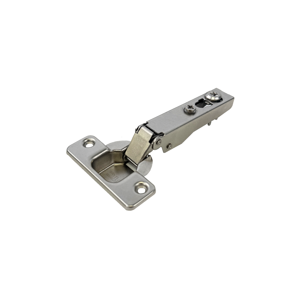 Premio, (DTC), 110 Deg. Cam-adjustable Anyway Snap-on Soft-close Hinge, Full Overlay, 48CC, Nickel Plated