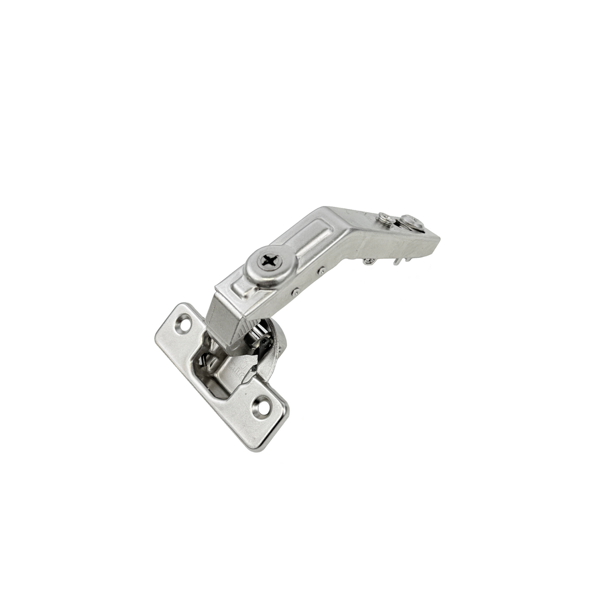 Premio, (DTC), Cam-adjustable Anyway Snap-on Soft-close 135 degree angle Hinge, Full Overlay, 48CC, Nickel Plated