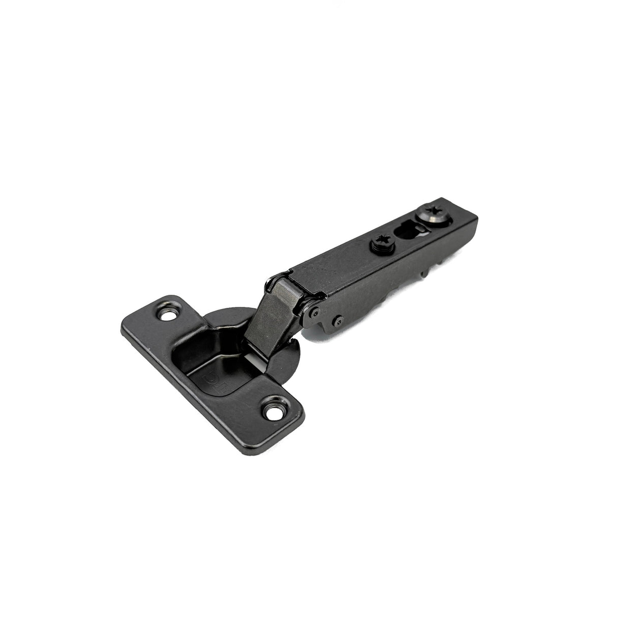 Premio, (DTC), 110 Deg. Cam-adjustable Anyway Snap-on Soft-close Hinge, Full Overlay, 48CC, Titanium Black