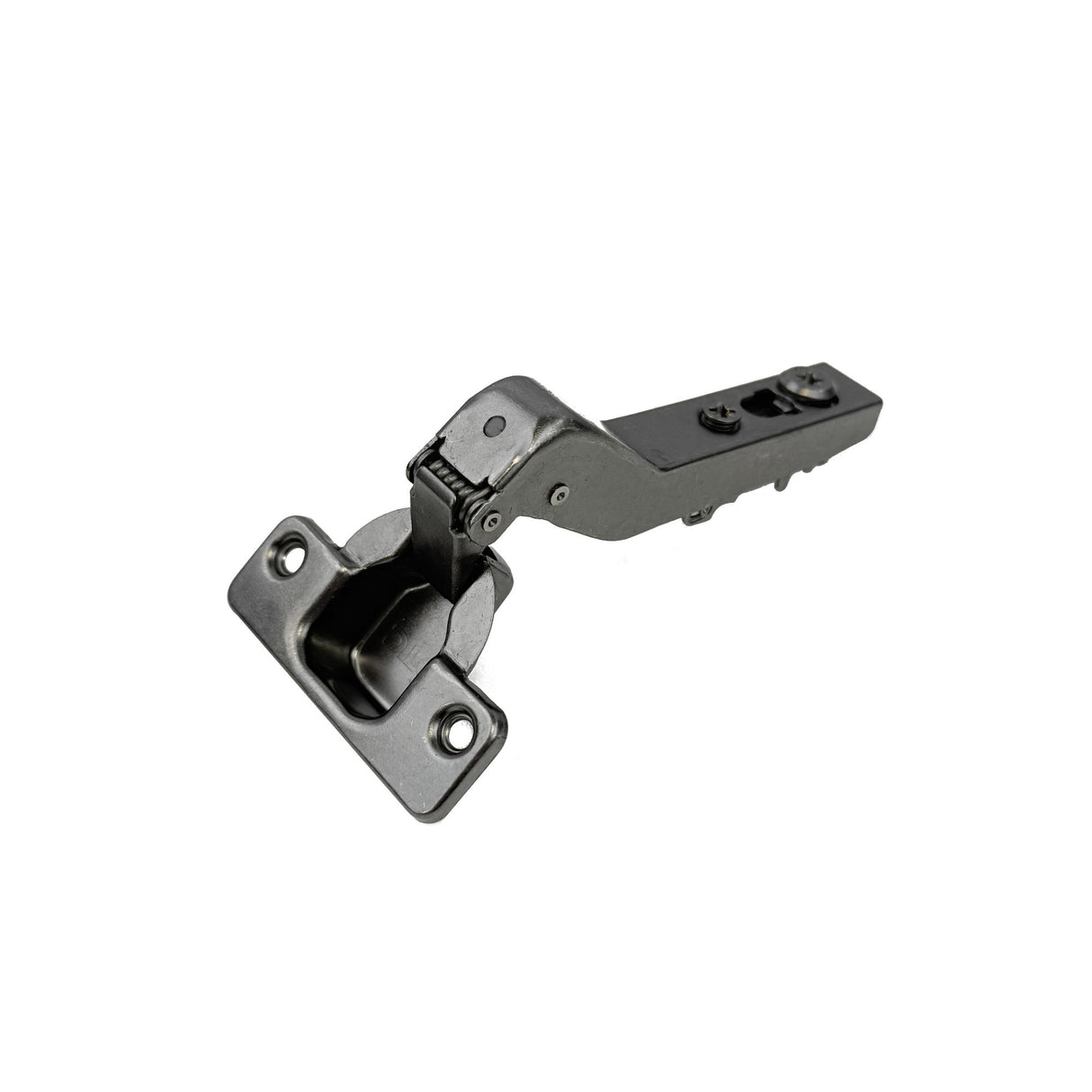 Premio, (DTC), Cam-adjustable Anyway Snapon Soft-close 45 degree angle Hinge, Full Overlay, 48CC, Titanium Black