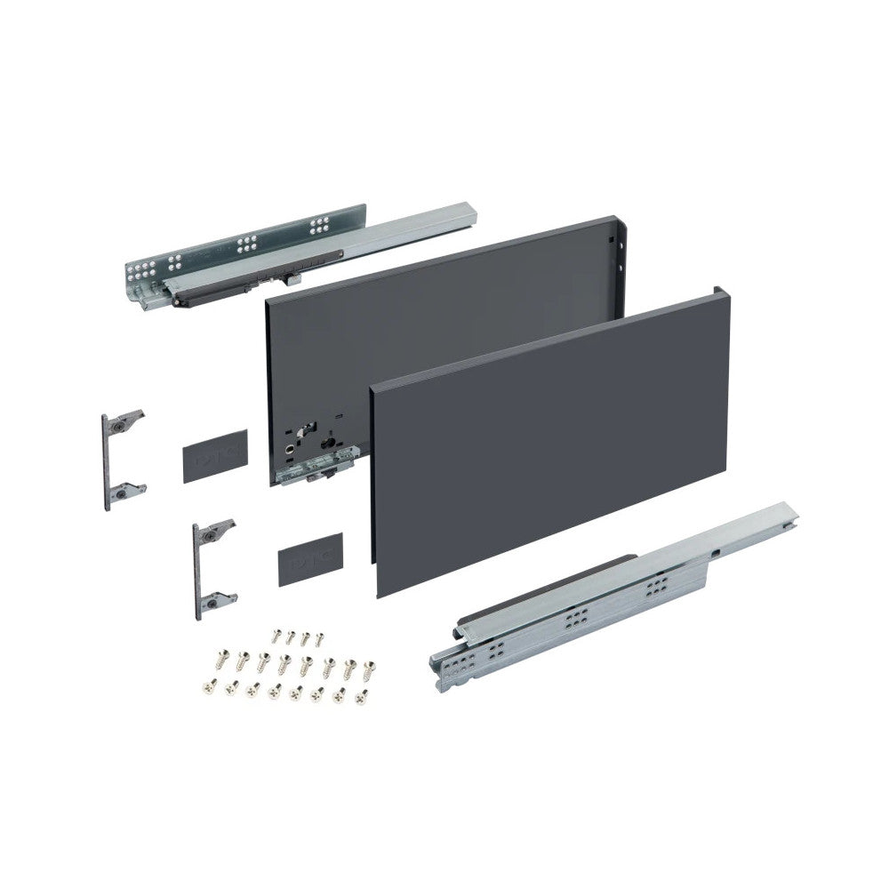 Twin Pro, 238mm Pan Drawer Runner System, Double Wall Drawer Box & Slides