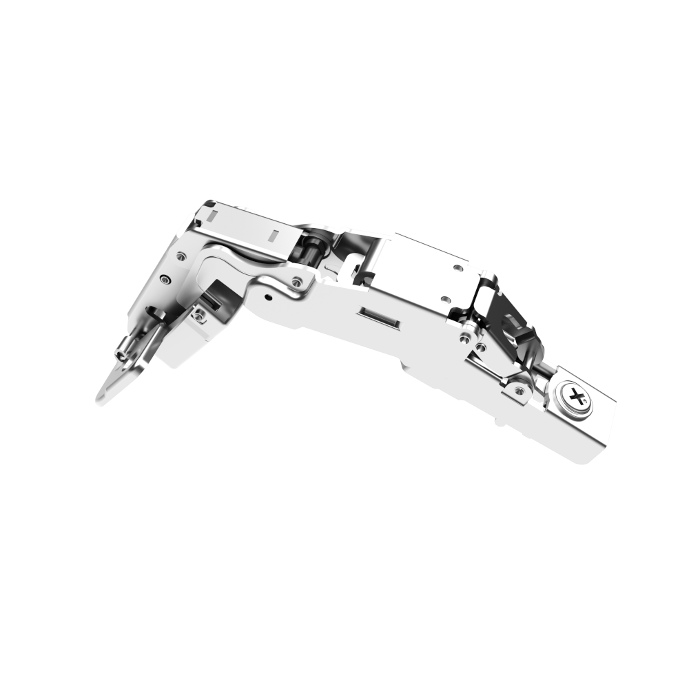 Premio, (DTC), 155 Deg. Cam-adjustable Anyway Snap-on Soft-close Hinge, Full Overlay, 48CC, Nickel Plated