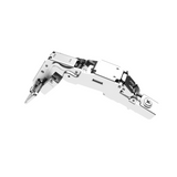 Premio, (DTC), 155 Deg. Cam-adjustable Anyway Snap-on Soft-close Hinge, Full Overlay, 48CC, Nickel Plated