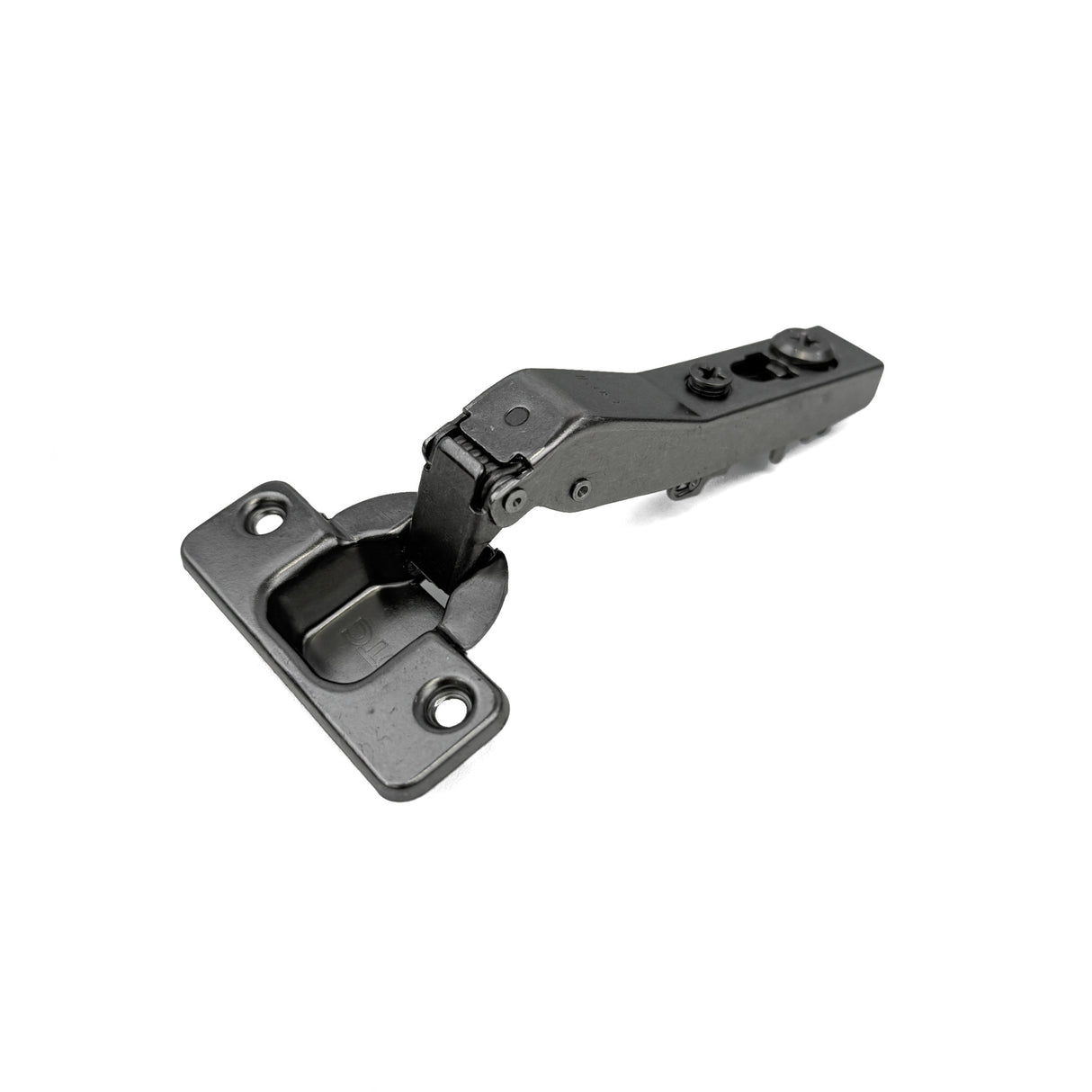 Premio, (DTC), Cam-adjustable Anyway Snapon Soft-close 30 degree angle Hinge, Full Overlay, 48CC, Titanium Black