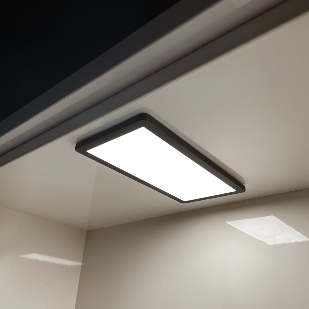 Siena, LED Flat Cabinet Panel, Diffused, Natural / Warm White, Matte B ...