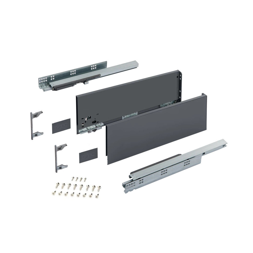 Twin Pro, 174mm Pan Drawer Runner System, Double Wall Drawer Box & Slides