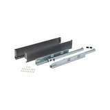 Ultra-Slim 84mm, Soft Close Full Side Drawer Runner System, D270-450mm x H84mm