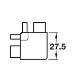 Gola C Profile External Corner Connector